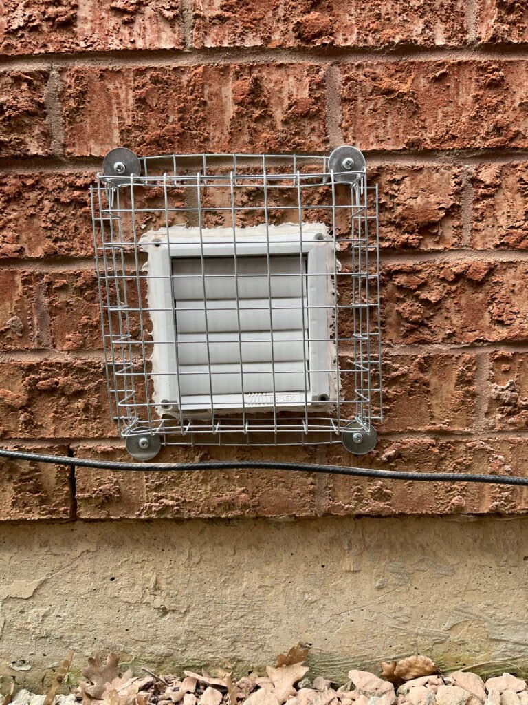 Bird Nest Removal From Dryer Vent Cover