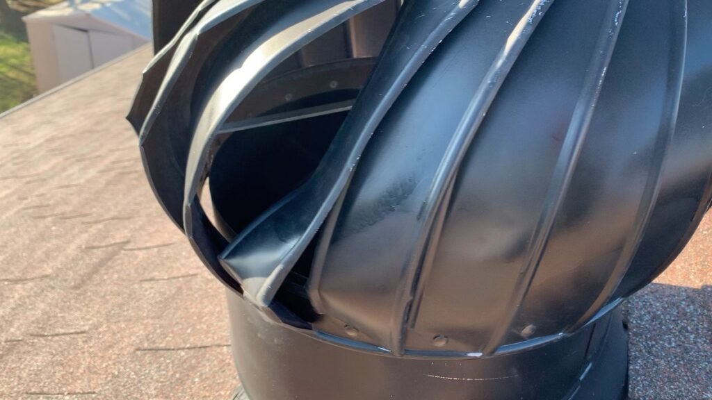 TURBINE VENT RACCOON REMOVAL