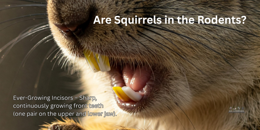 Are Squirrels in the Rodents?
