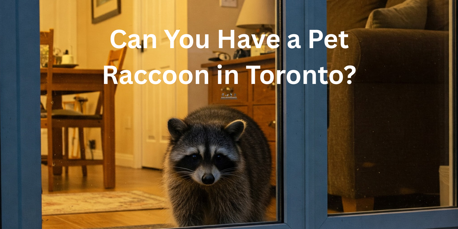 Can You Have a Pet Raccoon in Toronto