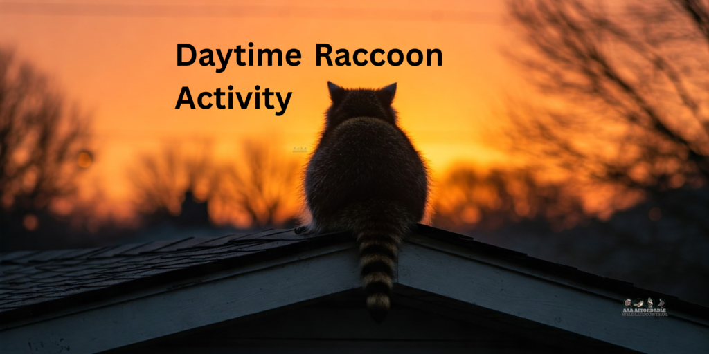 Daytime Raccoon Activity