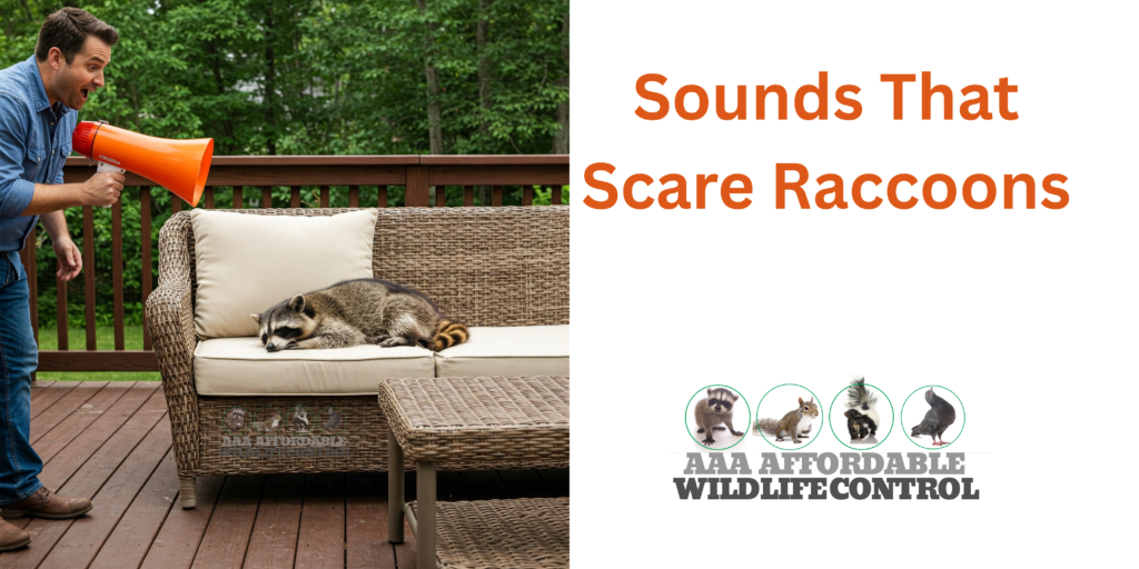 Sounds That Scare Raccoons